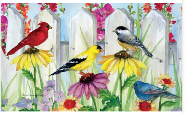 Songbird Fence Door Mat
