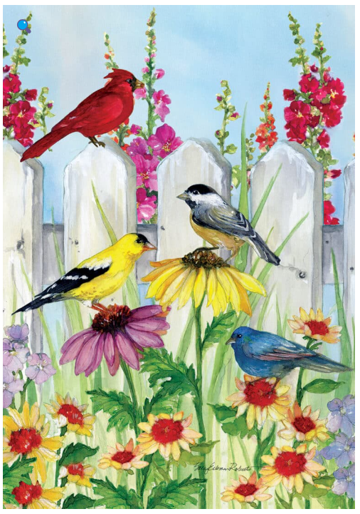 Songbird Fence Flag