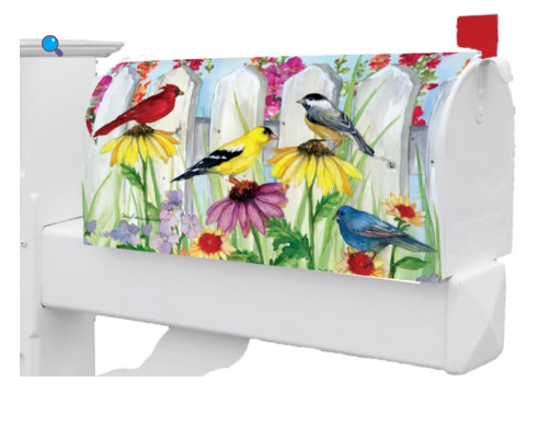Songbird Fence Mailbox Cover