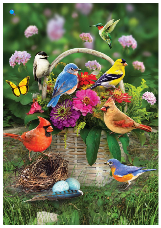 Songbird Basket Flag