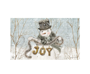 Sparkle and Joy Snowman MatMate