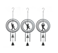 Bigfoot Metal Wind Chime Spinner Ganz