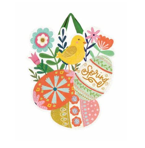 Spring Chicken Door Décor