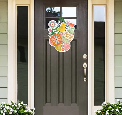 Spring Chicken Door Décor