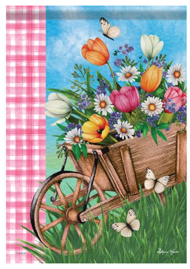 "Spring Wagon" Dura Soft™ Flag
