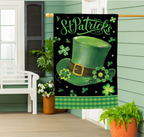St. Patrick's Day Hat Suede Flag