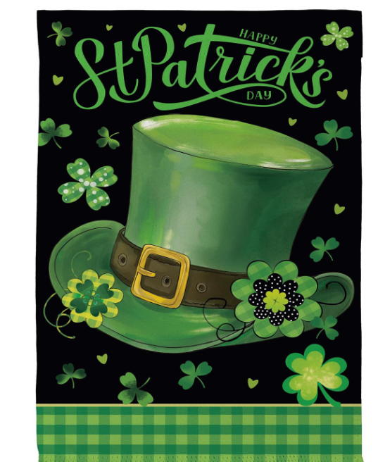 St. Patrick's Day Hat Suede Flag