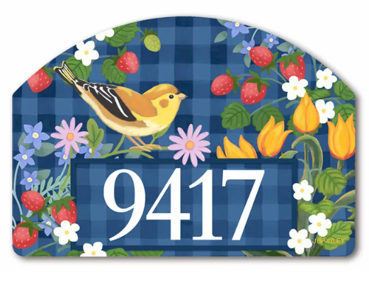 Strawberry Floral Yard DeSign