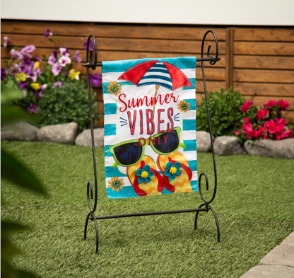 Summer Vibes Applique Flag