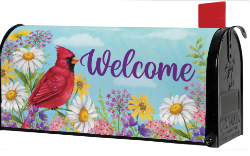 "Summer Cardinal" Mailbox Cover