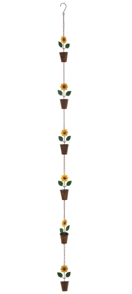 Sunflower Rain Chain