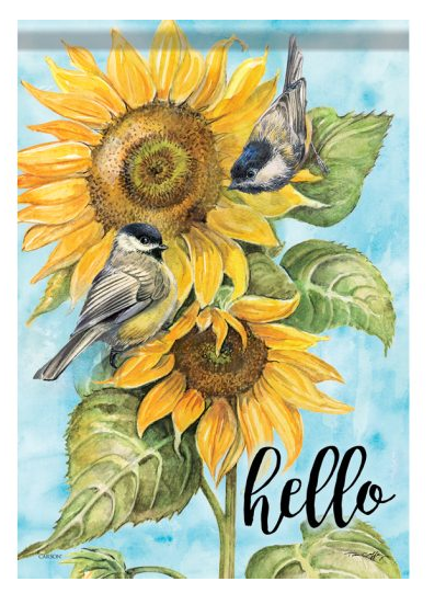 Sunny Chickadees Flag