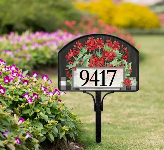 Sweet Home Geraniums Yard Design