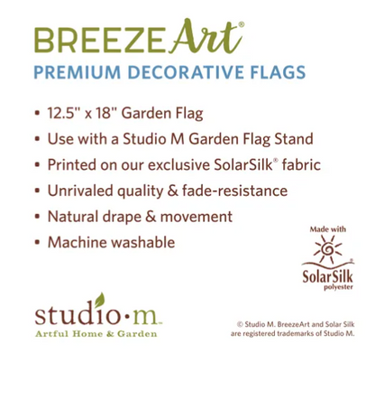 Patriotic Pinwheels Garden Flag