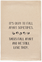 natural funny tea towels