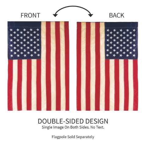 PATRIOTIC AMERICAN TEA STAINED