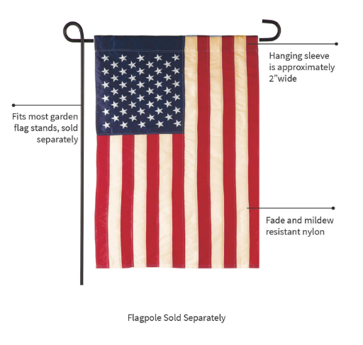 PATRIOTIC AMERICAN TEA STAINED