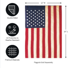 PATRIOTIC AMERICAN TEA STAINED
