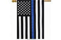 Thin Blue Line Decorative House Flag