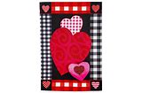 Valentines Heart Patterned Border FL