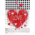 Gingham Heart FL
