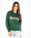 simply southern - The Merry Sweater Green