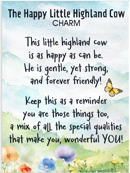 The Happy Little Highland Cow
