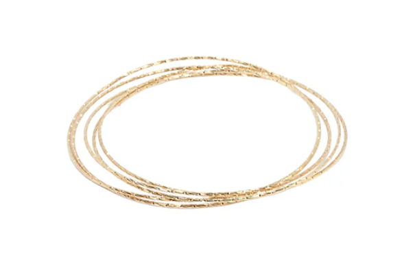 Ultra Thin Interlocking Bangles