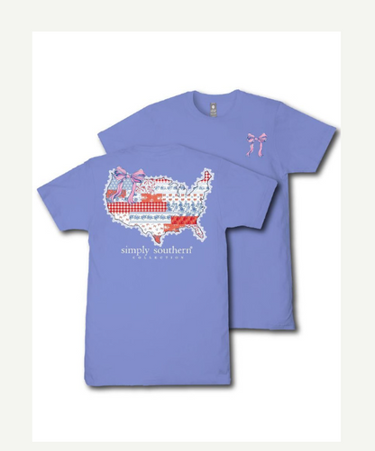 Simply Southern USA Patch Bali T-Shirt