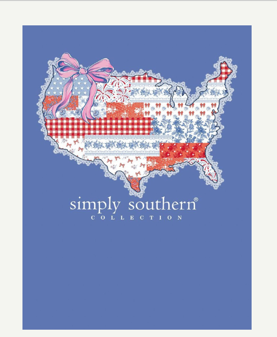 Simply Southern USA Patch Bali T-Shirt