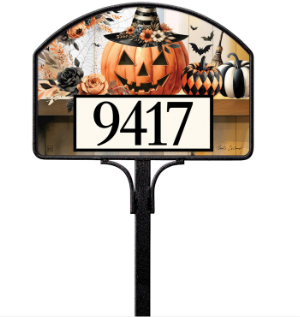 Vintage Jack O'Lantern Yard DeSign