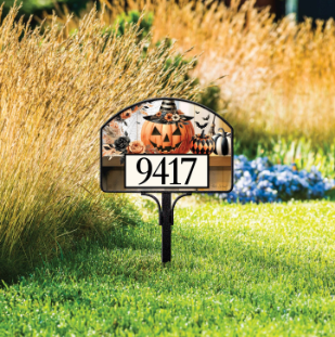 Vintage Jack O'Lantern Yard DeSign