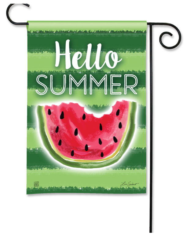 Watermelon Garden Flag