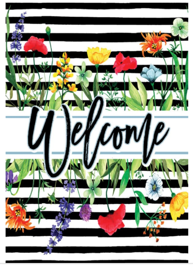 Wildflower Stripes Flag