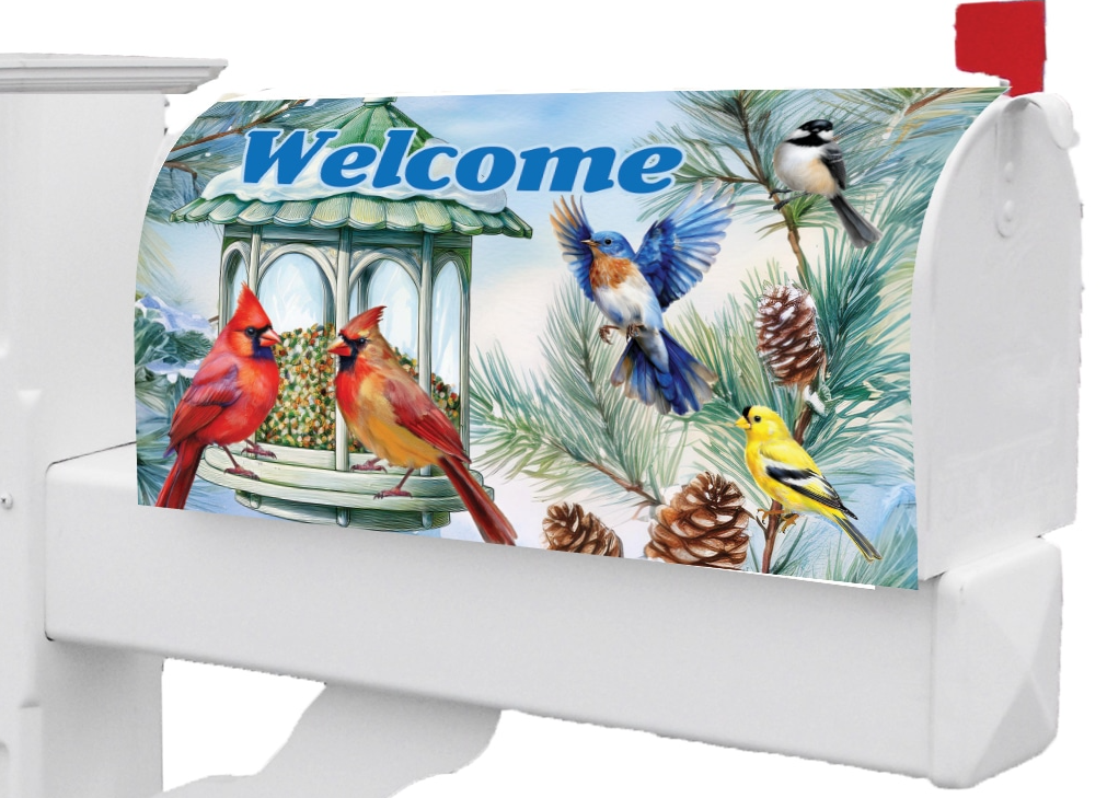Winter Feeder-Large Mailbox Makeover