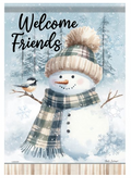 "Winter Day Snowman Durasoft™ Flag