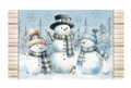 FlagTrends by Carson - "Winter Day Snowman" Mat