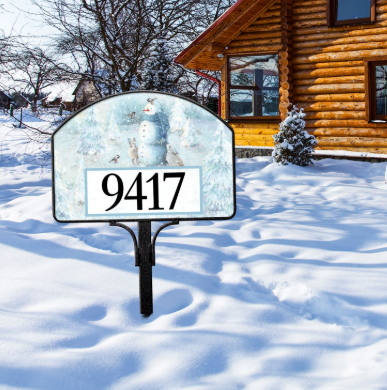 Winter in the Woodland Yard DeSign