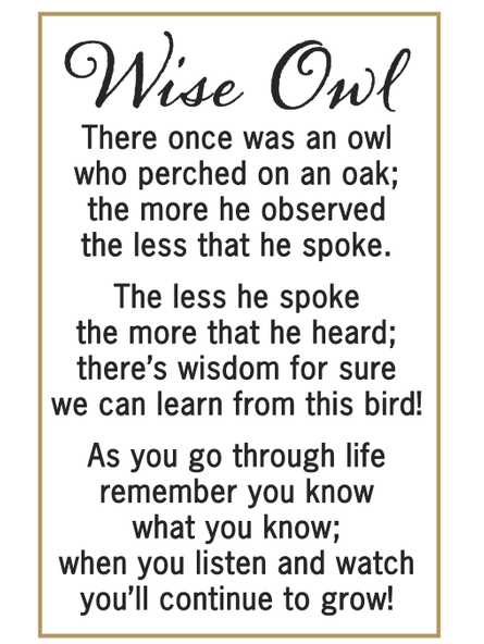Wise Owl Stones