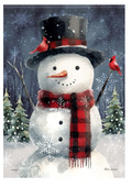 "Woodland Snowman"Durasoft™ Flag