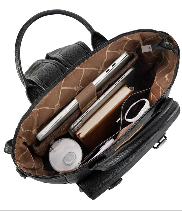 Wrangler Tote/Shoulder Bag Convertible Backpack - Brown