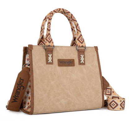 Wrangler Handbag With Aztec Accent Pattern
