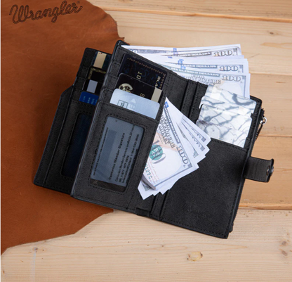 Wrangler W Stitched Wallet