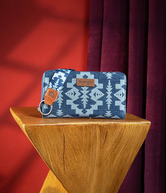 Wrangler Jean Southwestern Art Print Wallet - WG2212-W006JN