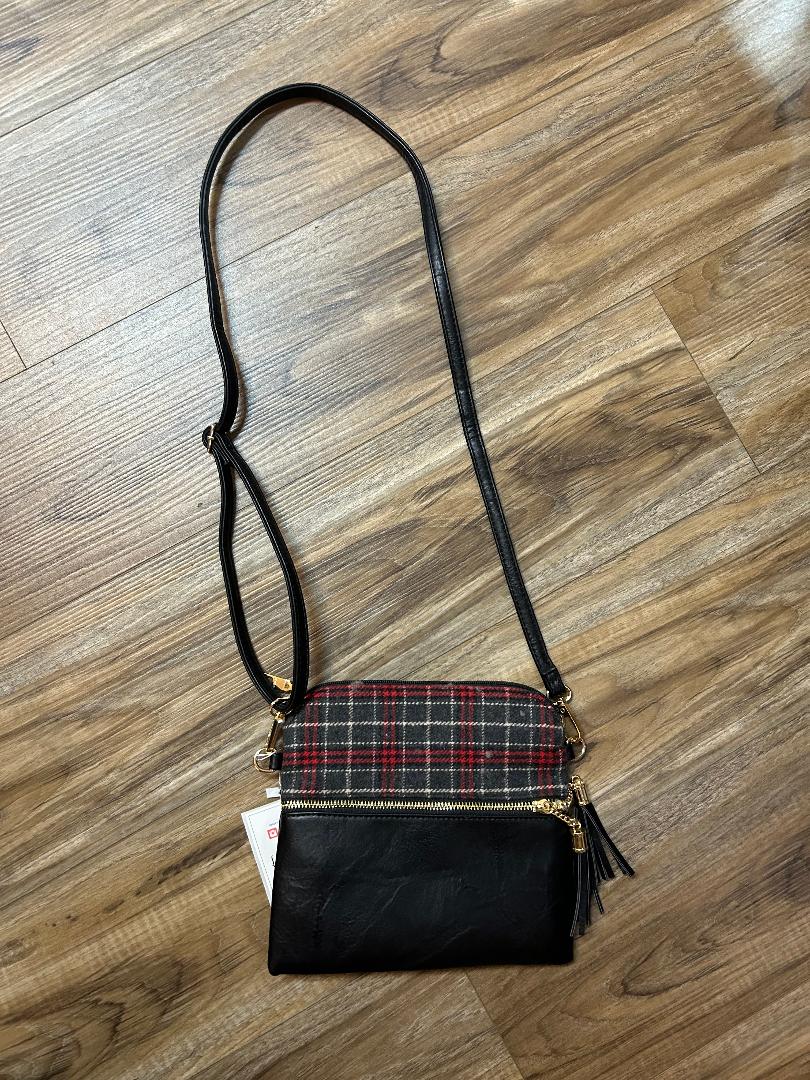 STG RFID Black Zip Wallet Clutch