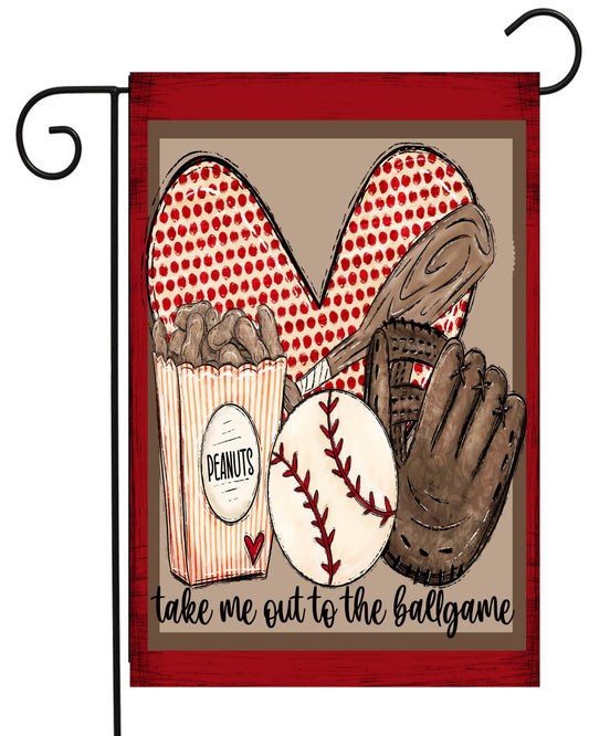 Base Ball Stuff Garden Flag G2421