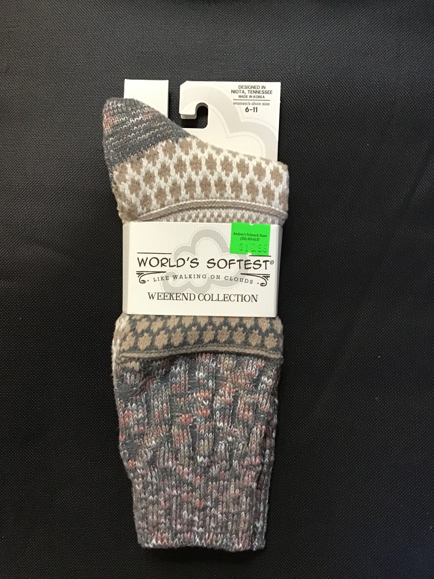 World's Softest Weekend Collection Crew Socks