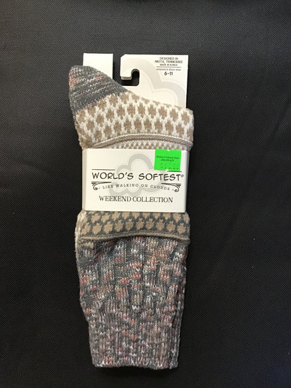 World's Softest Weekend Collection Crew Socks