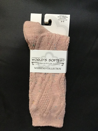 World's Softest Weekend Collection Crew Socks