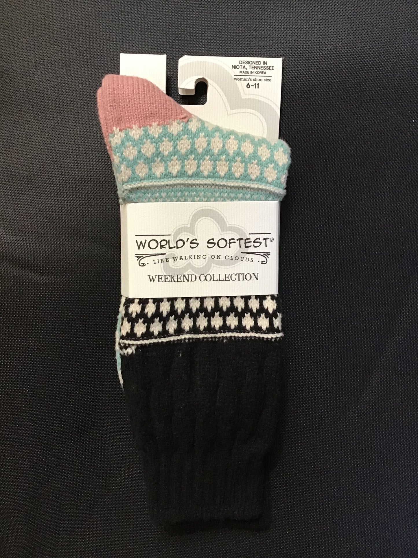 World's Softest Weekend Collection Crew Socks